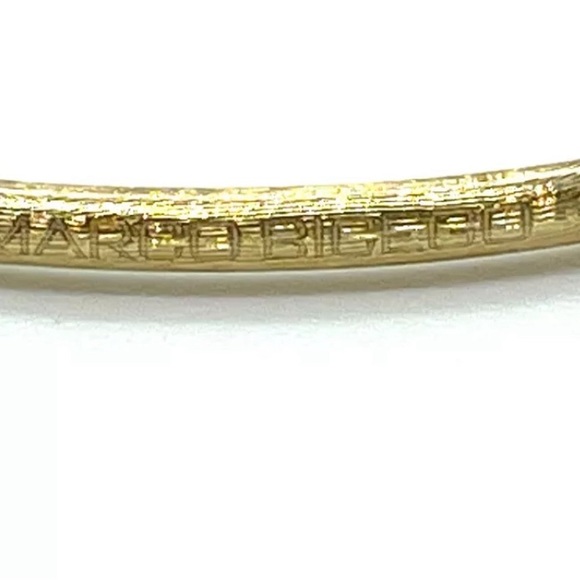 Stunning Marco Bicego 'Lucia' Diamond 18K Gold Bangle - Picture 9 of 17